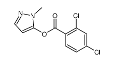 (2-methylpyrazol-3-yl) 2,4-dichlorobenzoate Structure