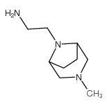 3,8-Diazabicyclo[3.2.1]octane,8-(2-aminoethyl)-3-methyl-(7CI)结构式