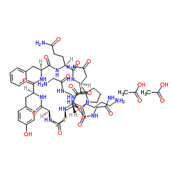 Terlipressin Acetate Structure