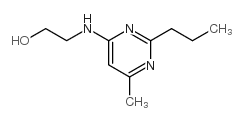 2-[(6-methyl-2-propylpyrimidin-4-yl)amino]ethanol结构式