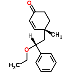 (4R)-4-[(2R)-2-Ethoxy-2-phenylethyl]-4-methyl-2-cyclohexen-1-one Structure