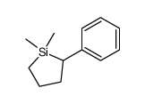 1,1-dimethyl-2-phenyl-1-silacyclopentane Structure