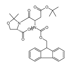 Fmoc-Asp(OtBu)-Ser(psi(Me,Me)pro)-OH Structure