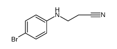 Propanenitrile, 3-[(4-bromophenyl)amino]结构式