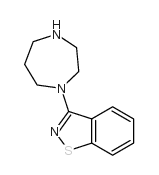 3-(1,4-diazepan-1-yl)-1,2-benzothiazole结构式