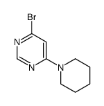 4-bromo-6-piperidin-1-ylpyrimidine Structure