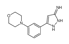 5-(3-MORPHOLIN-4-YL-PHENYL)-2H-PYRAZOL-3-YLAMINE picture