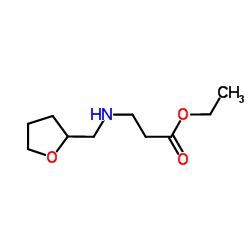 Ethyl N-(tetrahydro-2-furanylmethyl)-β-alaninate Structure