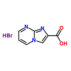 IMIDAZO[1,2-A]PYRIMIDINE-2-CARBOXYLIC ACID HYDROBROMIDE结构式