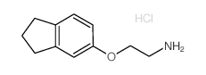 2-(2,3-Dihydro-1H-inden-5-yloxy)ethylamine hydrochloride Structure