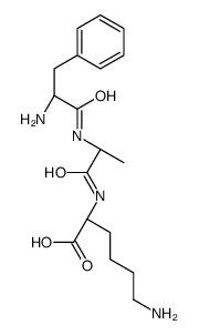 (2S)-6-amino-2-[[(2S)-2-[[(2S)-2-amino-3-phenyl-propanoyl]amino]propan oyl]amino]hexanoic acid picture