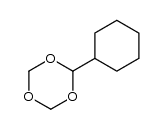 2-Cyclohexyl-1,3,5-trioxacyclohexane Structure