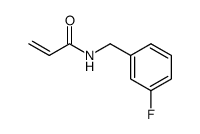 2-PROPENAMIDE, N-[(3-FLUOROPHENYL)METHYL]-结构式