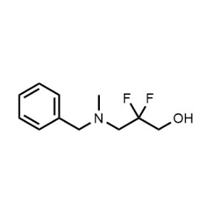 3-(Benzyl(methyl)amino)-2,2-difluoropropan-1-ol Structure