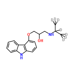 Carazolol D7 structure