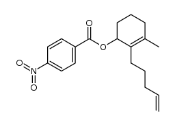 3-methyl-3-(4-pentenyl)-2-cyclohexenyl p-nitrobenzoate Structure