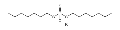 O-potassium S,S-diheptyltrithiophosphate结构式