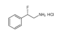 (S)-2-fluoro-2-phenylethylamine chlorhydrate Structure