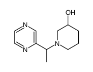 1-(1-Pyrazin-2-yl-ethyl)-piperidin-3-ol structure