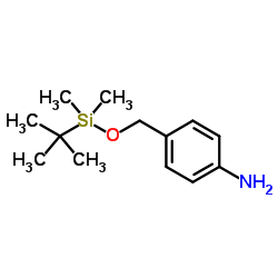 4-((叔丁基二甲硅氧基)甲基)苯胺结构式