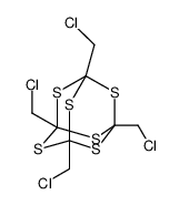 1,3,5,7-Tetrakis(chloromethyl)-2,4,6,8,9,10-hexathiaadamantane结构式