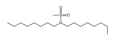 N,N-dioctylmethanesulfonamide Structure
