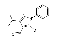 5-Chloro-3-isopropyl-1-phenylpyrazole-4-carboxaldehyde picture