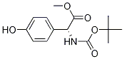 Methyl (2R)-2-{[(tert-butoxy)carbonyl]amino}-2-(4-hydroxyphenyl)acetate picture