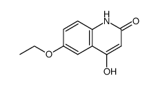 6-ethoxy-4-hydroxy-1H-quinolin-2-one结构式