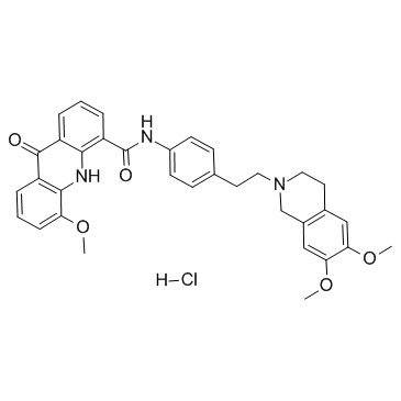 Elacridar hydrochloride structure