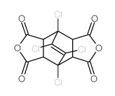 1,4,7,8-tetrachlorobicyclo<2.2.2>oct-7-ene-2,3,5,6-tetracarboxylic acid dianhydride Structure