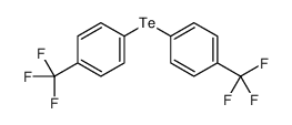 1-(trifluoromethyl)-4-[4-(trifluoromethyl)phenyl]tellanylbenzene结构式