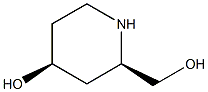 (2R,4S)-2-(hydroxymethyl)piperidin-4-ol Structure