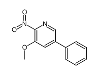 3-methoxy-2-nitro-5-phenylpyridine picture