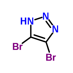 4,5-Dibromo-1H-1,2,3-triazole Structure