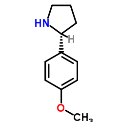 (R)-2-(4-Methoxyphenyl)pyrrolidine Structure