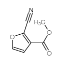 3-Furancarboxylicacid,2-cyano-,methylester(9CI) Structure