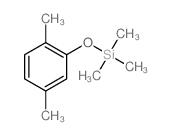 (2,5-dimethylphenoxy)-trimethyl-silane结构式