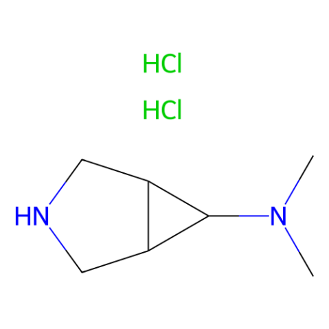 N,N-dimethyl-3-azabicyclo[3.1.0]hexan-6-amine;dihydrochloride Structure