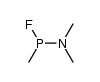 1-fluoro-N,N,1-trimethylphosphinamine Structure