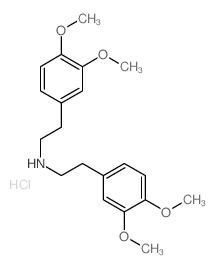 2-(3,4-dimethoxyphenyl)-N-[2-(3,4-dimethoxyphenyl)ethyl]ethanamine Structure