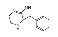 Piperazinone, 3-(phenylmethyl)-, (3R)- (9CI) structure