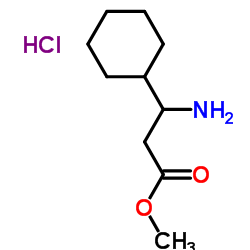 Methyl 3-amino-3-cyclohexylpropanoate hydrochloride Structure