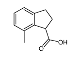 7-Methyl-indane-1-carboxylic Acid Structure