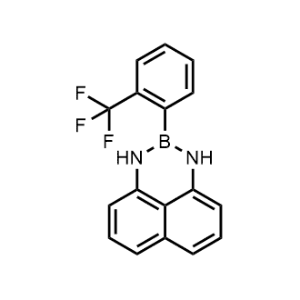 2-(2-(三氟甲基)苯基)-2,3-二氢-1H-萘并[1,8-de][1,3,2]二氮杂硼杂环己烷结构式