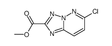 6-CHLORO-[1,2,4]TRIAZOLO[1,5-B]PYRIDAZINE-2-CARBOXYLIC ACID, METHYL ESTER Structure