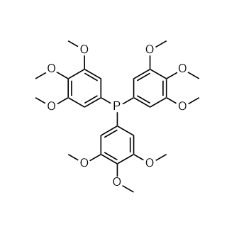 Tris(3,4,5-trimethoxyphenyl)phosphine structure