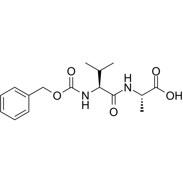 Z-Val-Ala-OH Structure