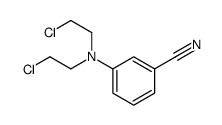 3-(双(2-氯乙基)氨基)苯甲腈结构式