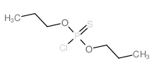 Phosphorochloridothioicacid, O,O-dipropyl ester结构式